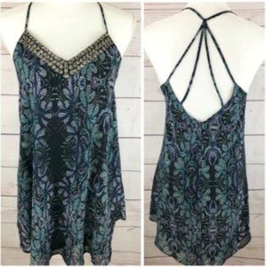 Astr The Label Shift Dress Lined Studded Strappy